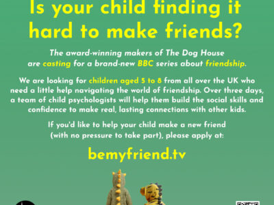 Media Opportunity | New BBC Series — Be My Friend