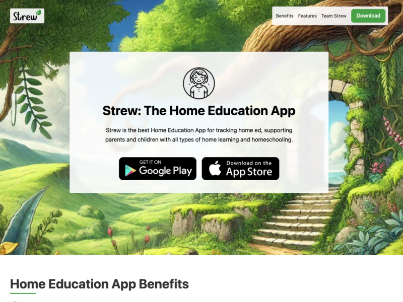 Strew - Home Ed Logging App