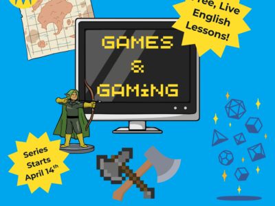 Free English Lessons: Games and Gaming