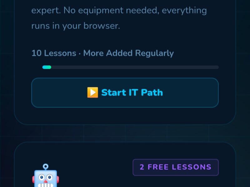 TechQuest Academy - Interactive AI, IT & Cybersecurity Learning