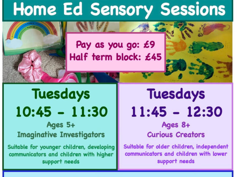 Home Ed Sensory Sessions