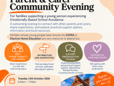EBSA Parent and Carer Evening
