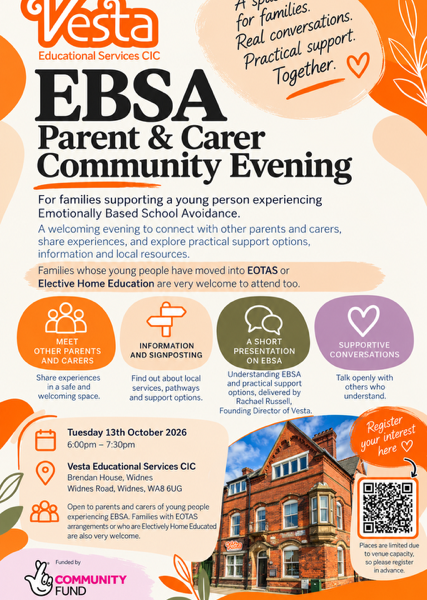 EBSA Parent and Carer Evening